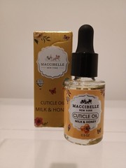 Maccibelle New York Cuticle Oil Milk and Honey Repairs Heals 0.5oz New in Box