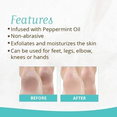 Gena Pedi Care Lotion with peppermint oil 8.5 Fl Oz (Pack of 1), White