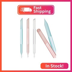 Mudder 3 Pieces Glass Cuticle Pusher Cuticle Remover Glass Nail File Dual Ended