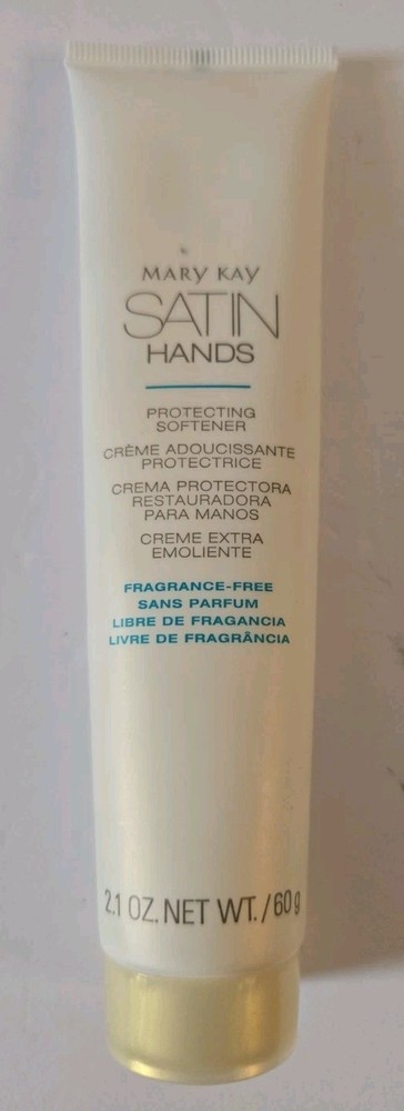Mary Kay Satin Hands Fragrance Free Protecting Softener Full Size 2.1 oz, NEW