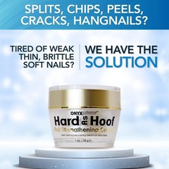 Hard As Hoof Nail Strengthening Cream with Coconut Scent Nail Growth & Cond