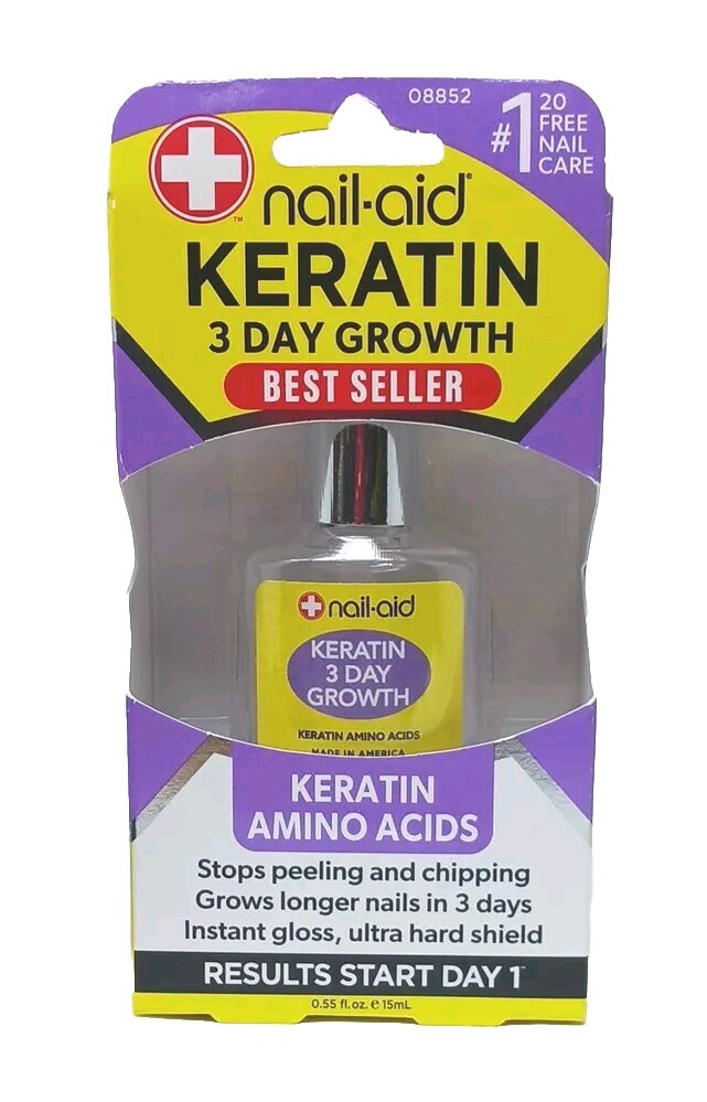 nail-aid Keratin 3 Day Growth, 0.55 fl oz