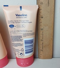 Vaseline Healthy Hands Stronger Nails Cream 75 ml Purse Size Lot of 4