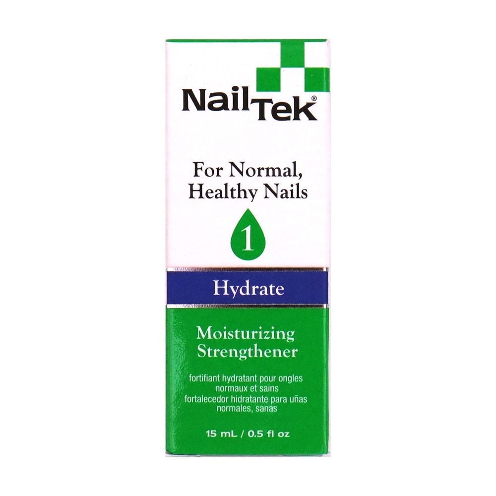 Nail Tek Hydrate 1 Moisturizing Nail Strengthener 0.5oz | For Men & Women