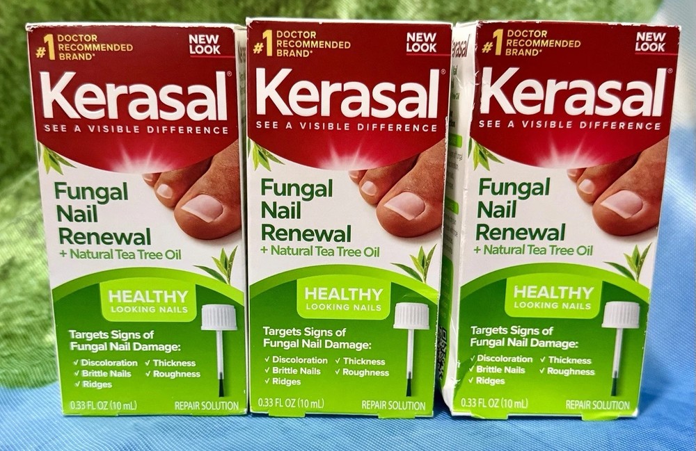 Pack of 3 – Kerasal Fungal Nail Renewal with Tea Tree Oil 0.33 fl oz (10 mL)