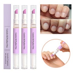3-In-1Cuticle Oil Pusher Pen, Ceramic Cuticle Oil Cuticle Pusher Nail Oil Pen