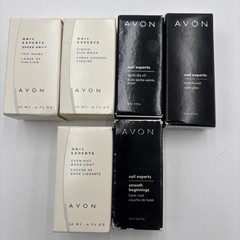 Vintage Avon Nail Experts Nail Care Lot: top shine, liquid silk wrap