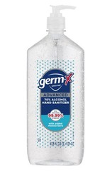 Germ-X Advanced Hand Sanitizer, 34 Fl Oz (1 33.8 (Pack of 1), Clear