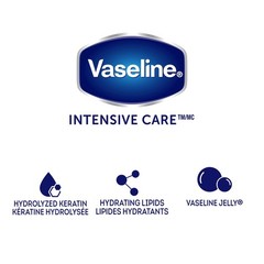 Vaseline Lotion, Healthy Hands Stronger Nails with 3.4 Fl Oz (Pack of 3)