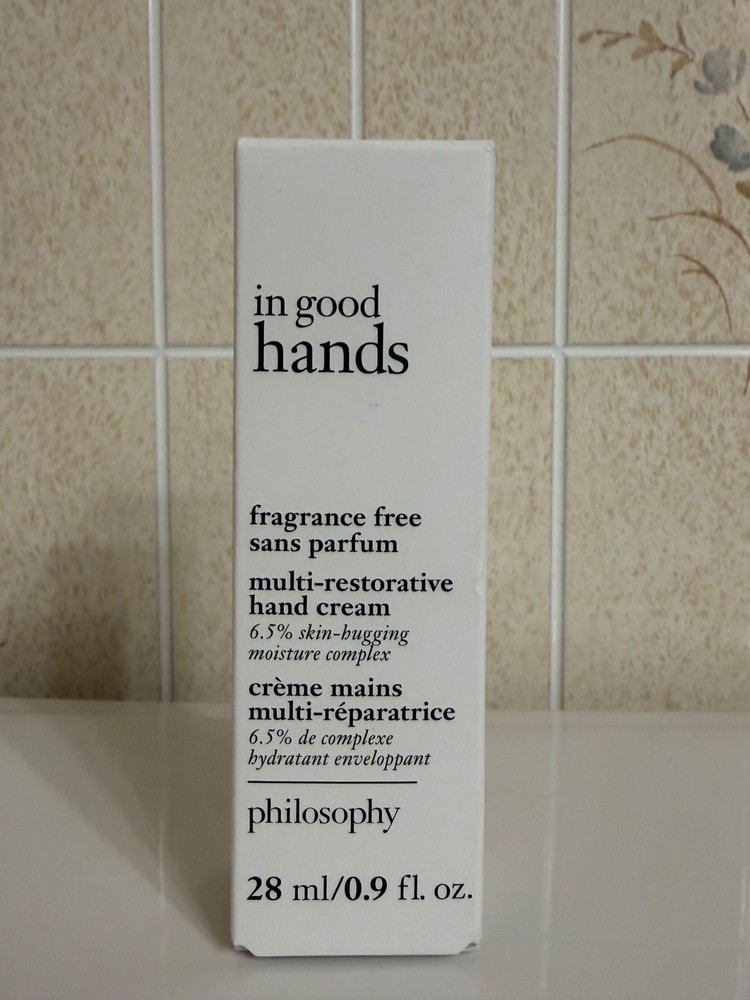 PHILOSOPHY IN GOOD HANDS New In Box MULTI RESTORATIVE HAND CREAM ~ 0.9 OZ