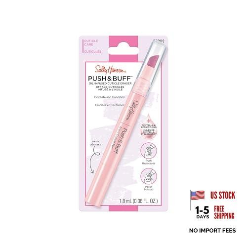 Push & Buff 2-in-1 Cuticle Care Treatment Pen | 0.06 Fl Oz (Pack of 1)