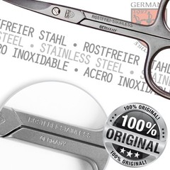 3 Swords Germany – brand quality STAINLESS STEEL INOX CURVED CUTICLE SCISSORS