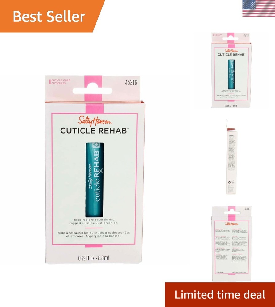 Nourishing Cuticle Rehab Gel – 3-pack of 0.29oz with Vitamin E & Rose Extract
