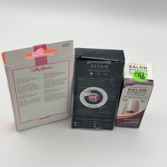 Sally Hansen Pretty Woman Nail Care Bundle Cuticle Cream Repair Kit Polish Strip