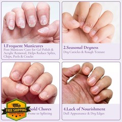 WM WONDER MOJO Nail Cuticle Cream Keratin Biotin Ceramides 15ml