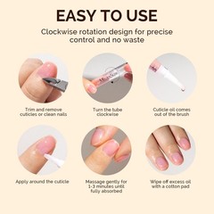 MelodySusie 6Pcs Cuticle Oil Pen Set,Nail