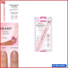 2-in-1 Cuticle Care Pen Ceramic Textured Tip Exfoliates Polishes Smooths Vegan