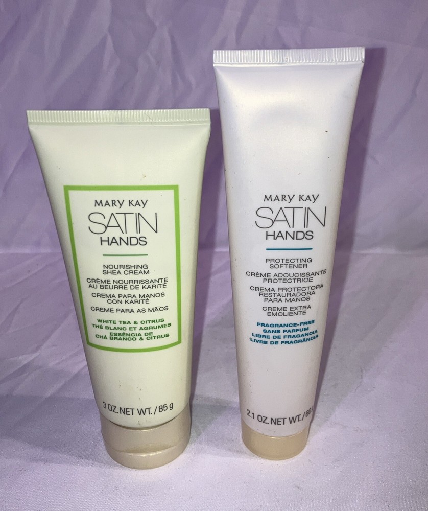 2-Mary Kay Satin Hands 1- Protecting Softener & 1- Nourishing Shea Cream.