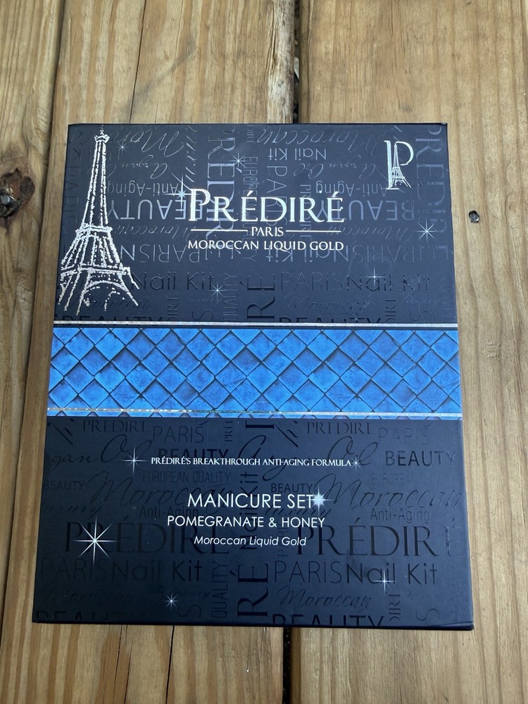 Predire Moroccan Liquid Gold Manicure Nail Care Set Pomegranate & Honey