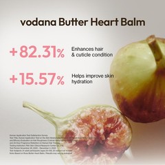 Vodana Butter Heart Balm On-The-Go Hair & Cuticle Balm with Vitamin E & Jojoba