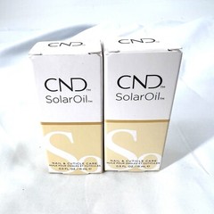 CND Solar Oil 0.5 oz/ 15 mL – Nail & Cuticle Conditioner Treatment – LOT OF 2