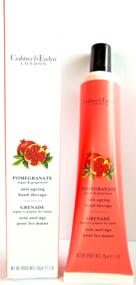 Crabtree & Evelyn Anti-Aging Hand Therapy, POMEGRANATE ARGAN & GRAPESEED, NEW