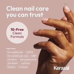 Kerasal Nail Strengthen & Restore Base Coat with 0.5 Fl Oz (Pack of 1), Clear