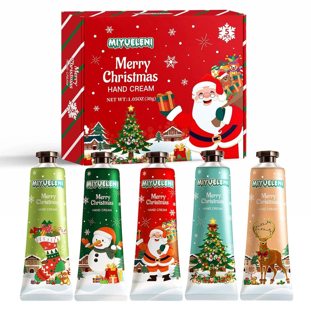 MIYUELENI 5 Pack Christmas Hand Lotion Gifts 1.06 Fl Oz (Pack of 5)