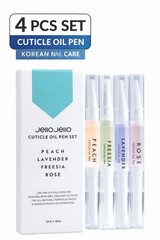 Jello Jello Cuticle Oil Pen 4pcs Set Nail Care Korean Moisturizing Treatment