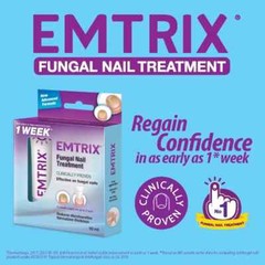 3 Box EMTRIX Fungal Nail Treatment 10ml Free Shipping