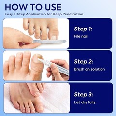 Extra Strength Nail Care Solution: Natural Formula – Complete Nail Restoratio…
