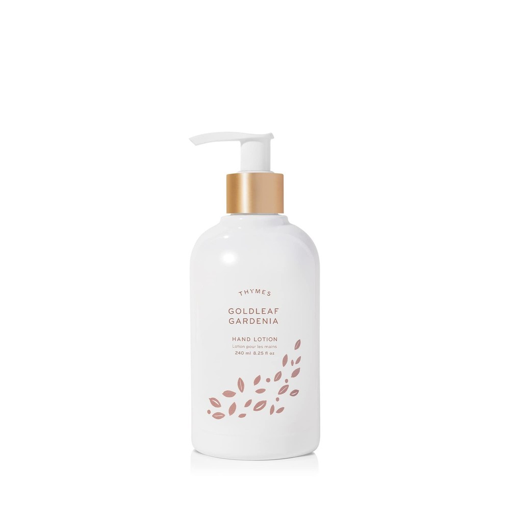 Thymes Hand Lotion Gold Pump – Goldleaf Gardenia (8.25 8.25 Fl Oz (Pack of 1)
