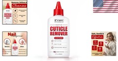 Professional Cuticle Remover 2oz – Rapid Gel, Hydrating Aloe, Almond Oil Formula