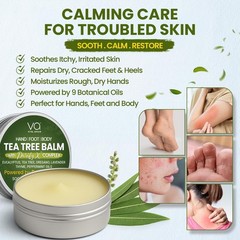 VITAL AFFAIR Tea Tree Oil Balm – Soothing Care for 4 Ounce (Pack of 1)