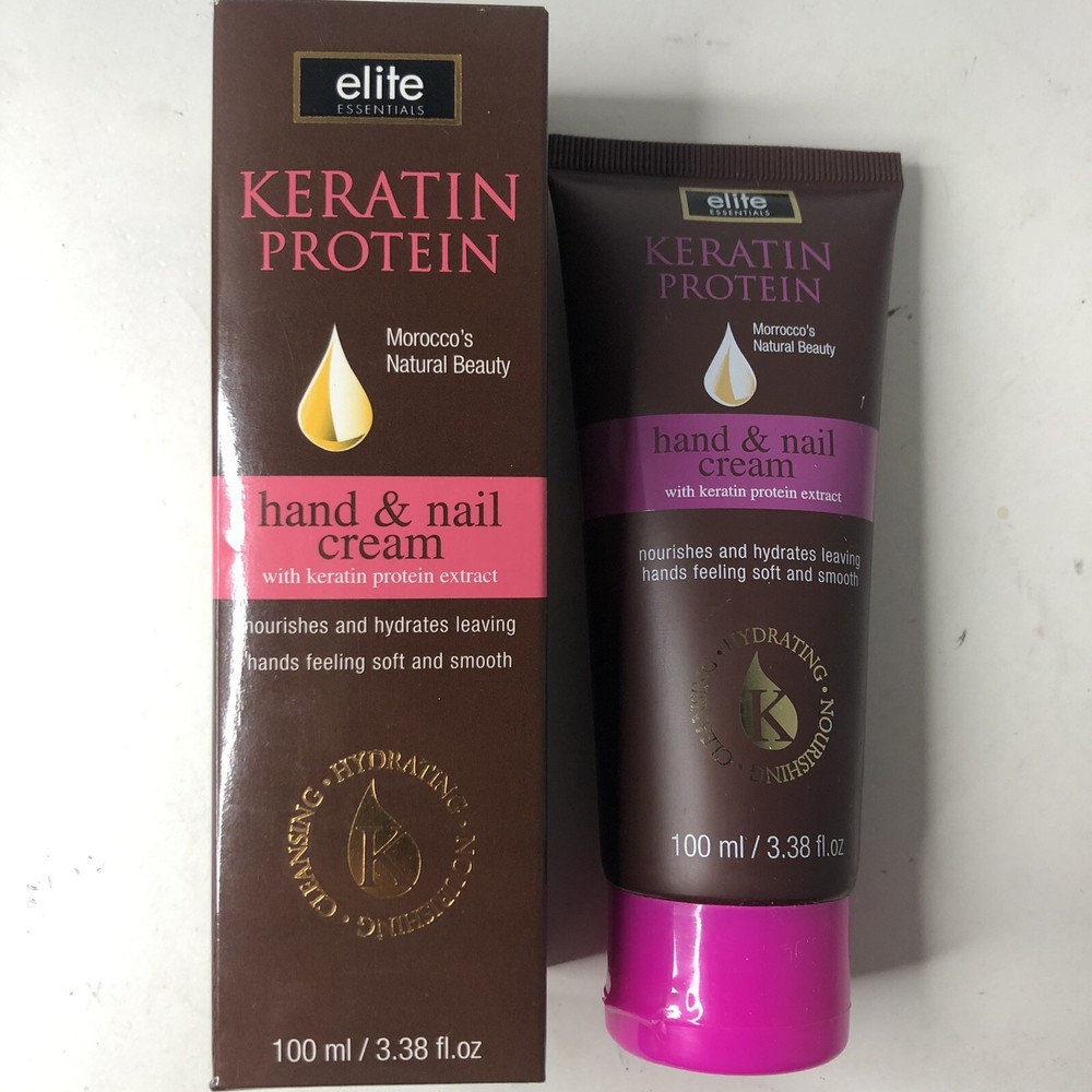 Elite Essentials Keratin Protein Hand & Nail Cream – Nourishes and Hydrates