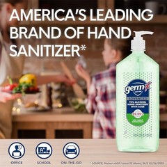 Germ-X Hand Sanitizer Gel with Aloe and Vitamin E | Moisturizing | No Rinse Form
