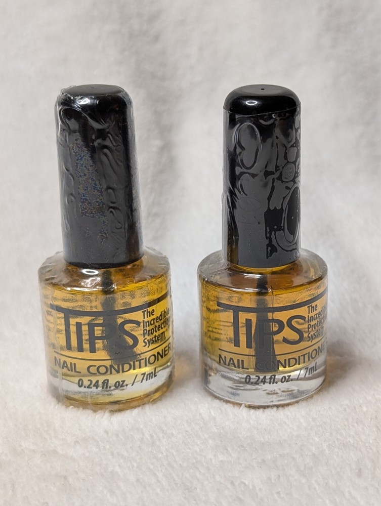Lot of 2 Ask Cosmetics TIPS Nail Conditioner 0.24 fl. oz. each New