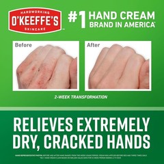 O’Keeffe’s Working Hands Hand Cream for Extreme Dryness – 3 oz Tube (2 Pack)…