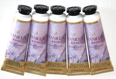 Set of 5 Bath & Body Works Vanilla Ease Shea Butter Hand Cream Mini Travel New