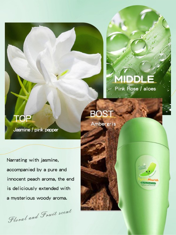 1Pcs Hand Cream Nourishing Hand Lotion Smoothing Skin Aloe Vera Easy To Absorb