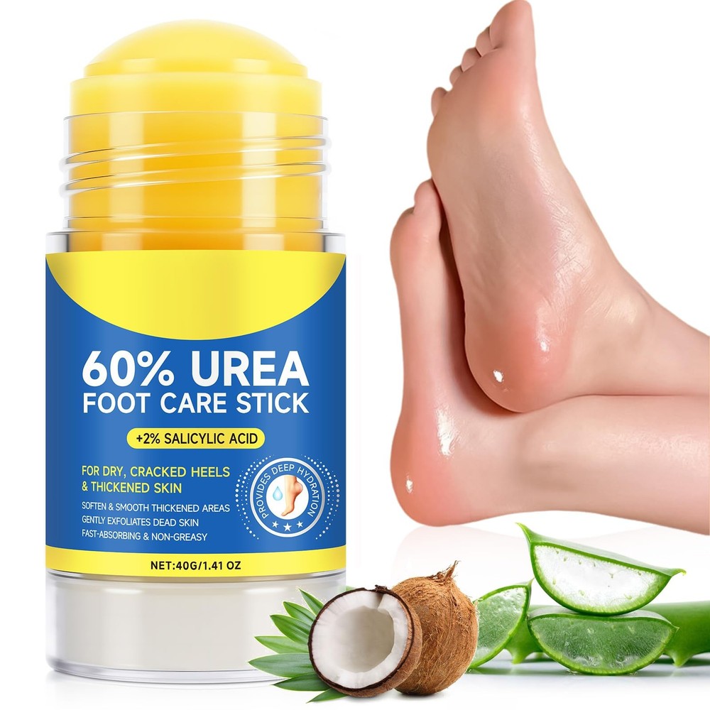 ZIXAOK 60% Urea + 2% Salicylic Acid Foot Repair Stick 1.41 Fl Oz (Pack of 1)