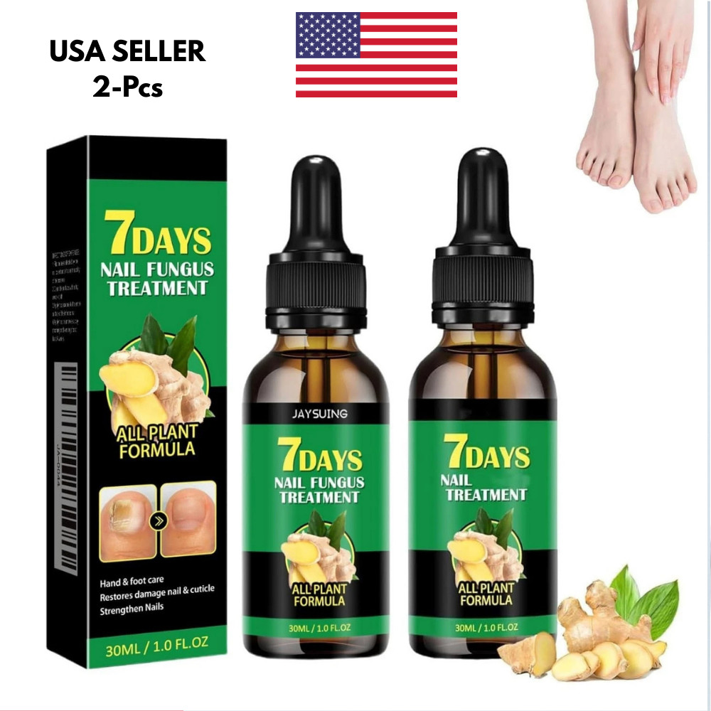 04/28 Ginger Nail Treatment, Ginger Cuticle Care Oil for Nails (2 PCS) USA SALE