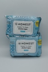 The Honest Company Fragrance Free Sanitizing Alcohol 50 Count (Pack of 2)
