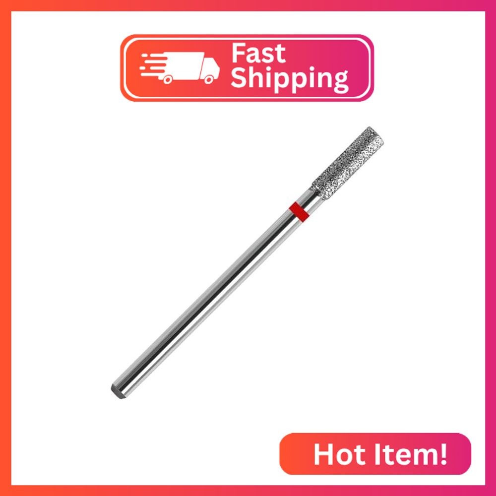 ZIRATONES Cuticle Nail Drill Bit, Pro Diamond Cuticle Bits for Nails Nail Buffer