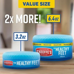 O’Keeffe’s for Healthy Feet Foot Cream – 6.4 oz Ounce (Pack of 1), Blue