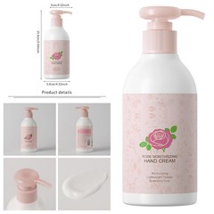 Women 1Pcs Refreshing Hand Cream Hand Creams Rose Fragrance Brighten Skin Tone