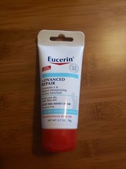 Eucerin Hand Creme Advanced Repair Natural Factor Enriched Hand Creme, 2.7oz/78g