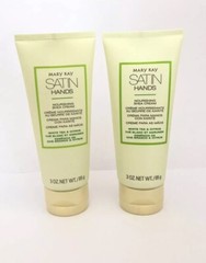 Mary Kay Satin Hands Shea Hand Cream – White Tea & Citrus – 3 oz. LOT OF 2