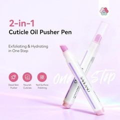 Cuticle Remover Pen: Ceramic Cuticle Pusher & Oil Pen 0.3 Fl Oz (Pack of 2)