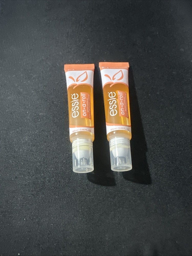 Essie Nail Care On A Roll Apricot Cuticle Oil& Nail Treatment 0.45 Lot of 2